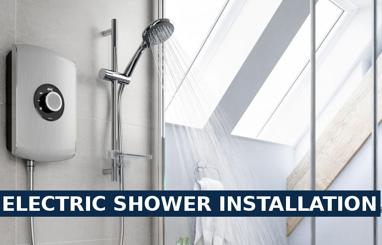 Electric shower installation Ewell